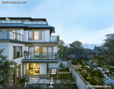 央打制约140米翡翠绿廊景不雅轴 